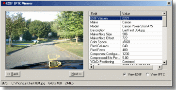 EXIF IPTC viewer